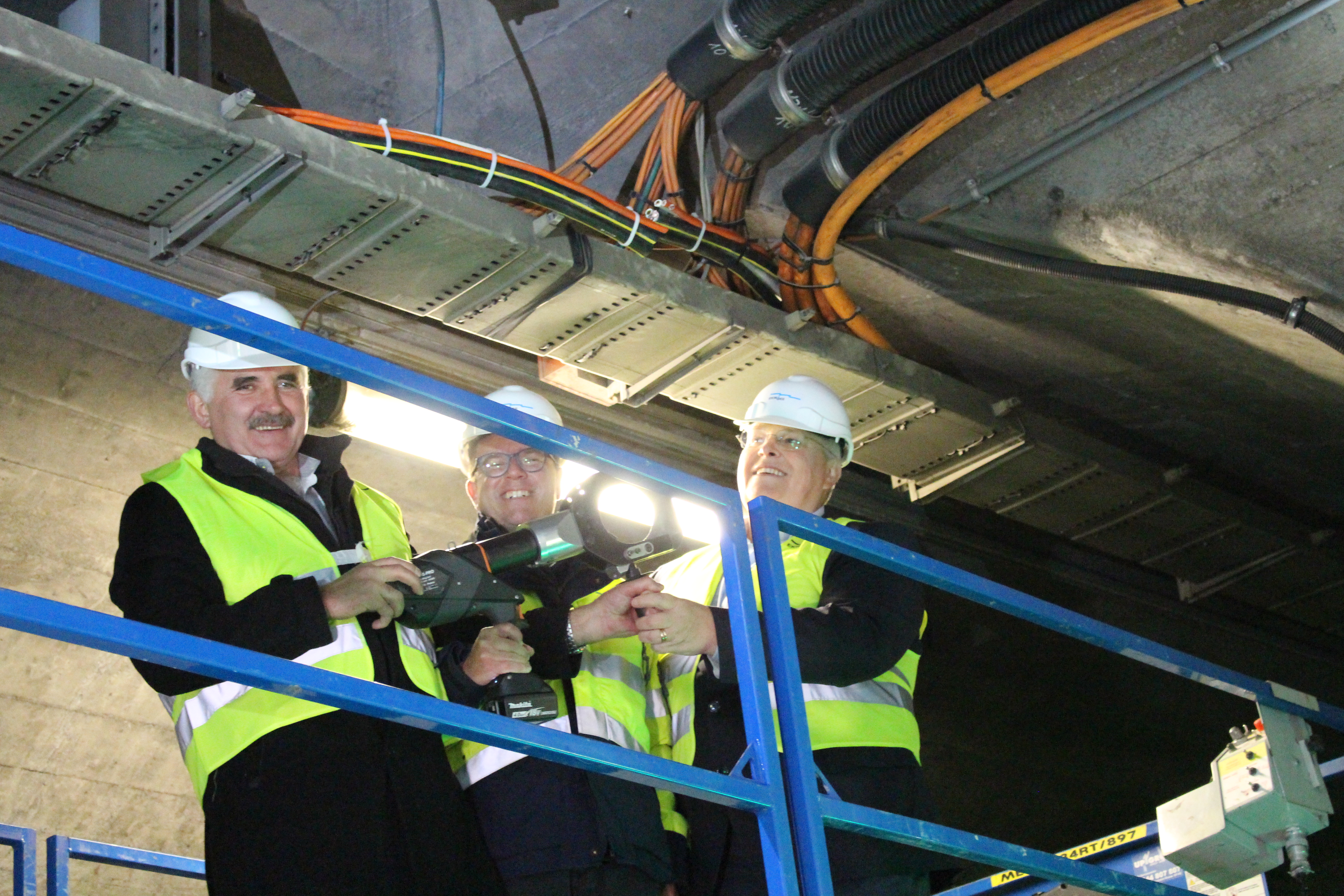 Spatenstich Sanierung Tunnel Munt Schera 2020