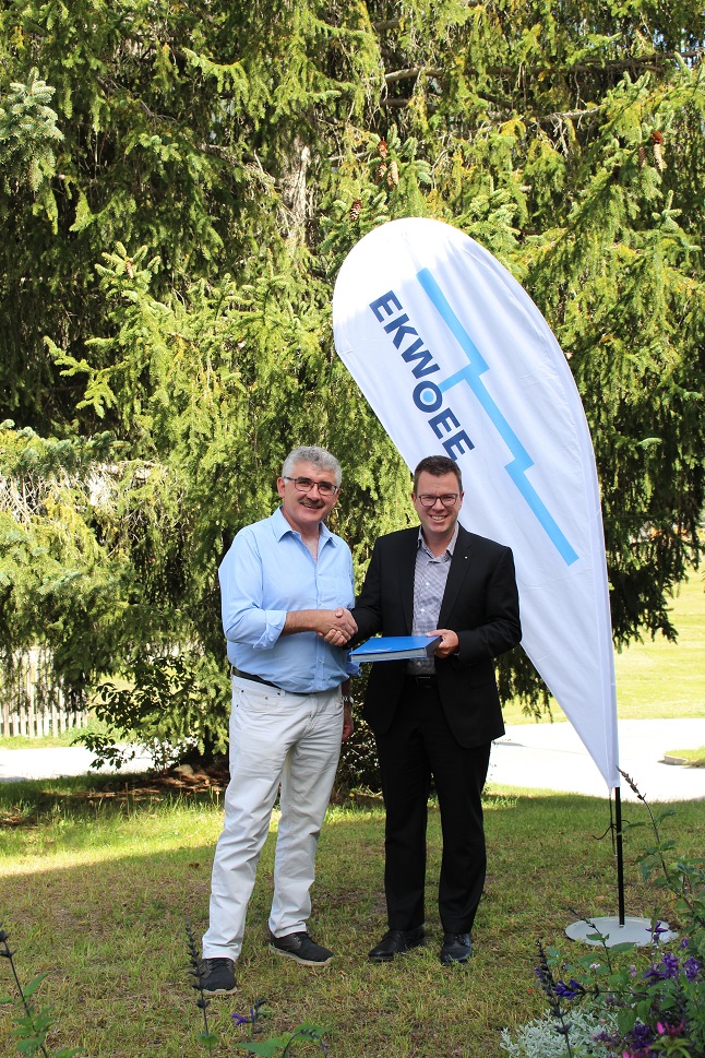 Emil Müller, Präsident CEE und Michael Roth, Direktor EKW Emil Müller, Präsident CEE und Michael Roth, Direktor EKW