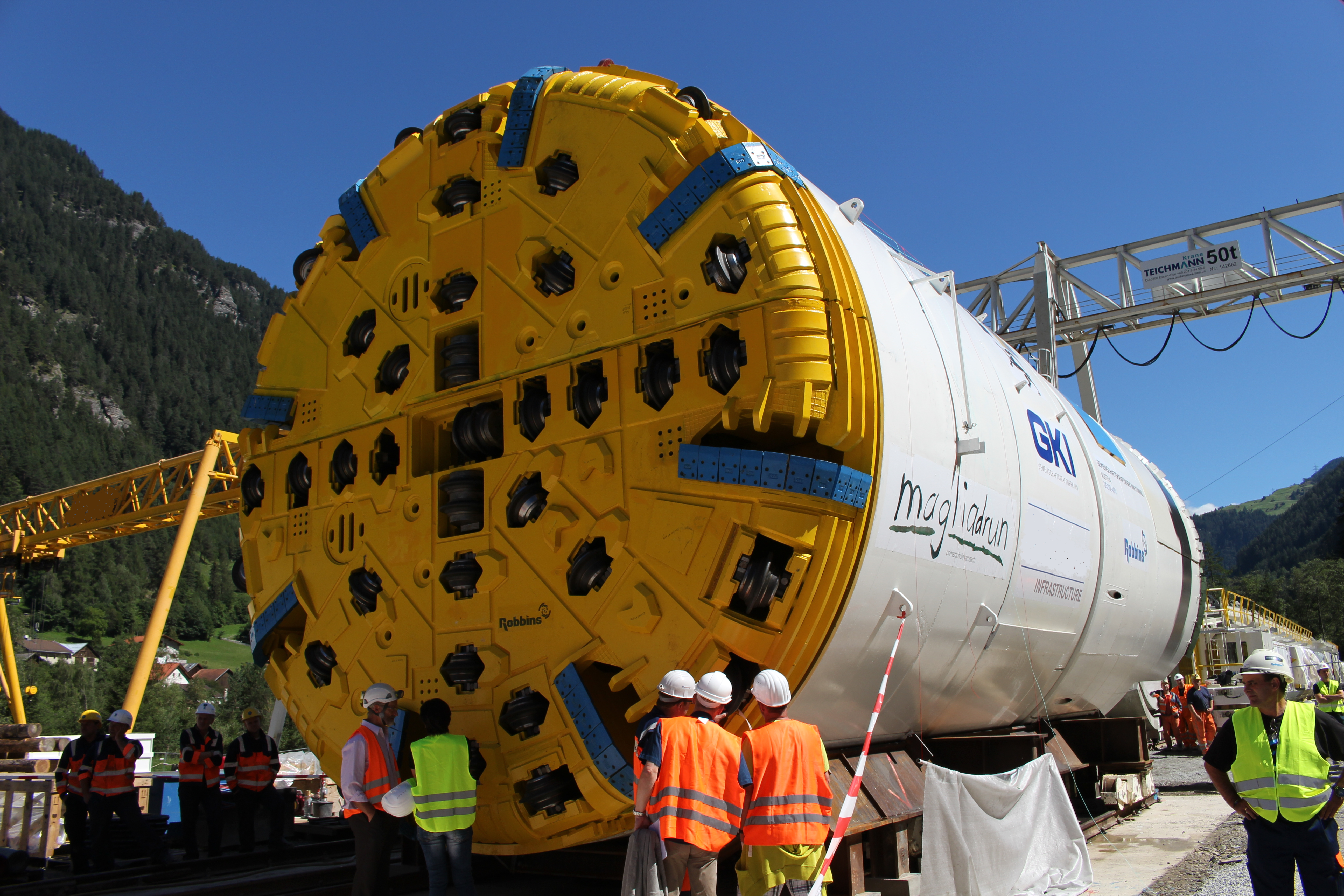 GKI Tunnelvortriebsmaschine Magliadrun GKI Tunnelvortriebsmaschine Magliadrun