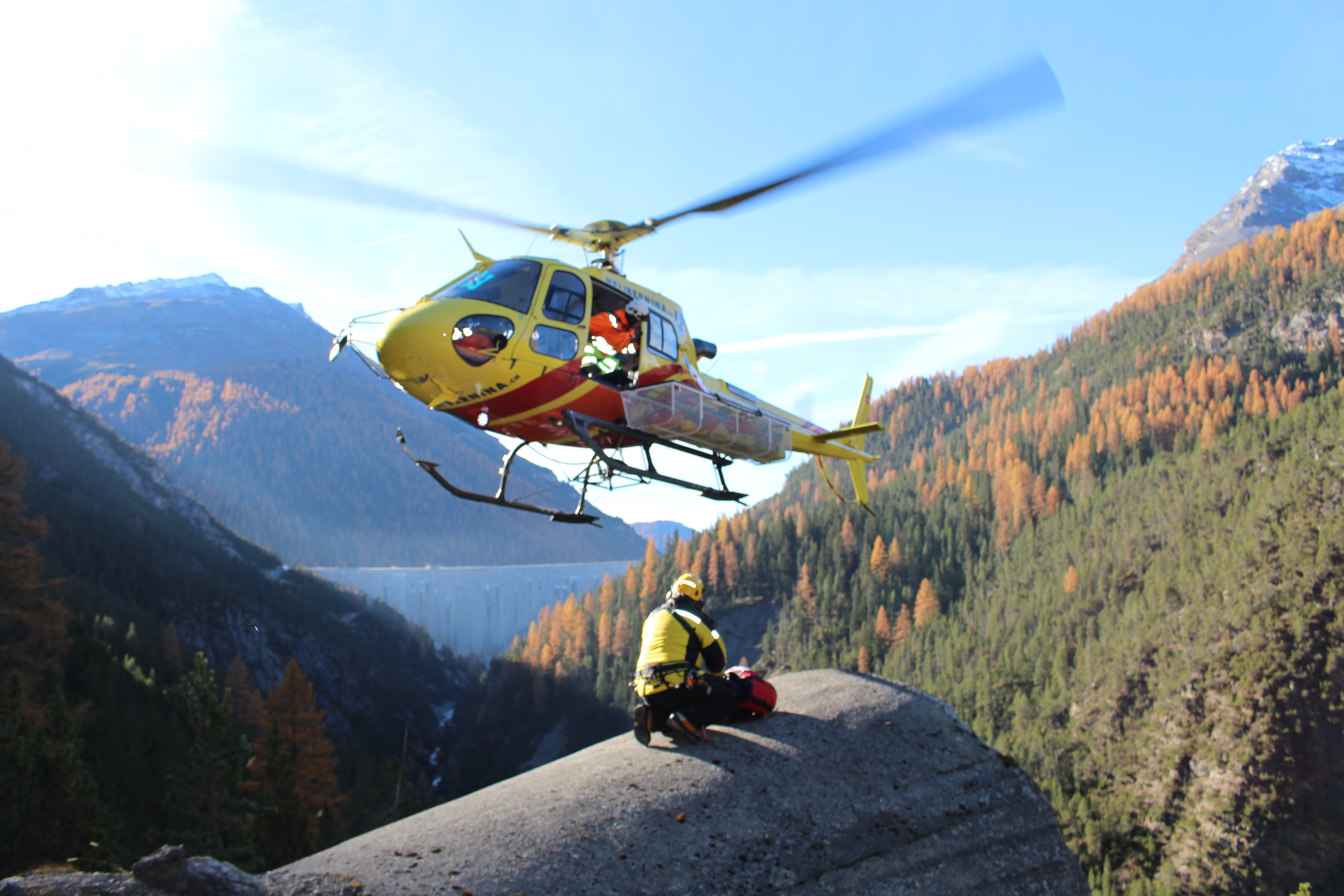 Notfallübung Tunnel Munt La Schera