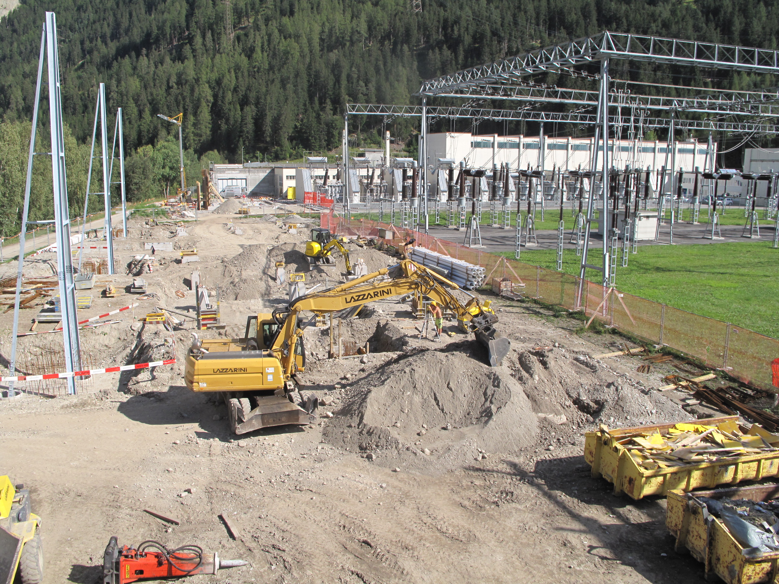 Umbau Schalanlage Pradella