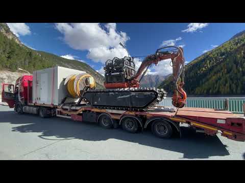 Preview image for the video "Sedimentumlagerung / Freilegung Grundablass Punt dal Gall".