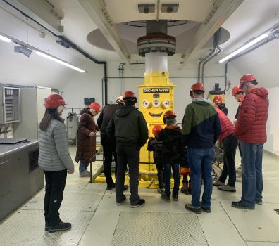 Führung im Kraftwerk Pradella