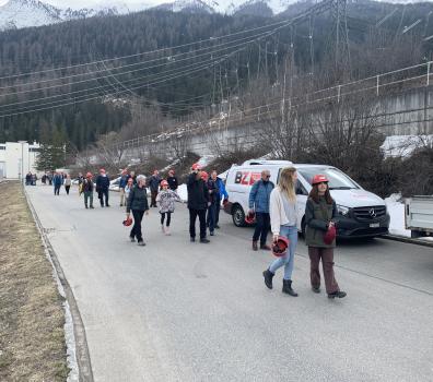 Besucher:innen am Tag der offenen Tür