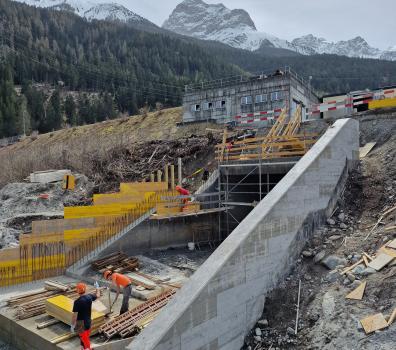 Sanierung Ufersicherung Inn Pradella
