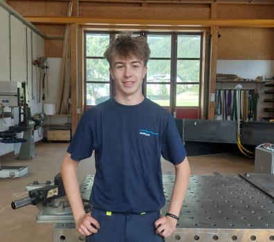 Neuer Lernender bei EKW Flurin Thoma