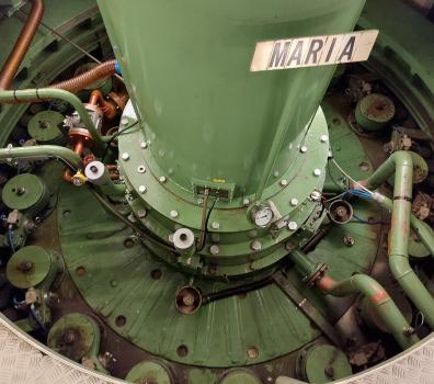 Turbine Maria im Kraftwerk Ova Spin